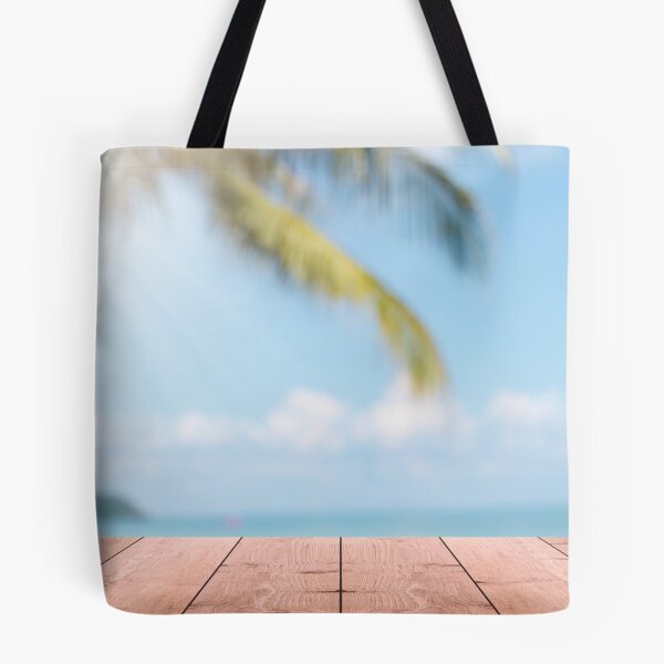 Item preview, Empty Wood Table With Beautiful Beach Landscape Background designed and sold by JTS STORE.