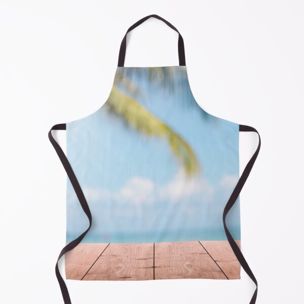 Item preview, Empty Wood Table With Beautiful Beach Landscape Background designed and sold by JTS STORE.