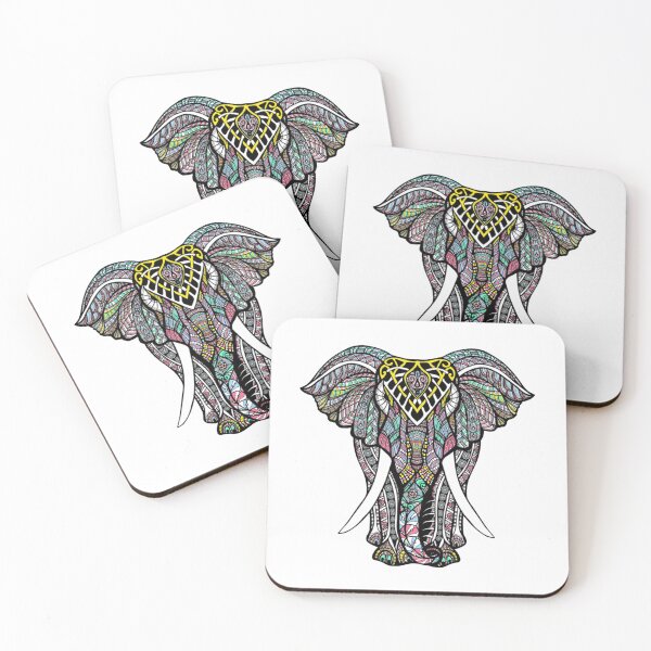 Item preview, Decorative Elephant (White) designed and sold by OrganicCharm.