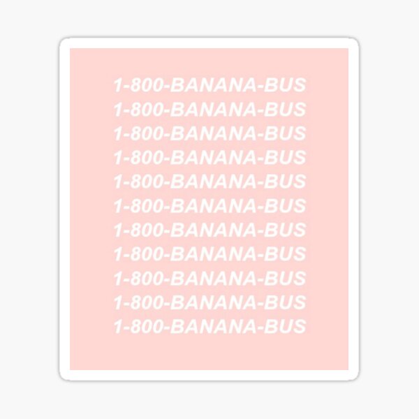 Vanossgaming Stickers Redbubble - banana bus song roblox id