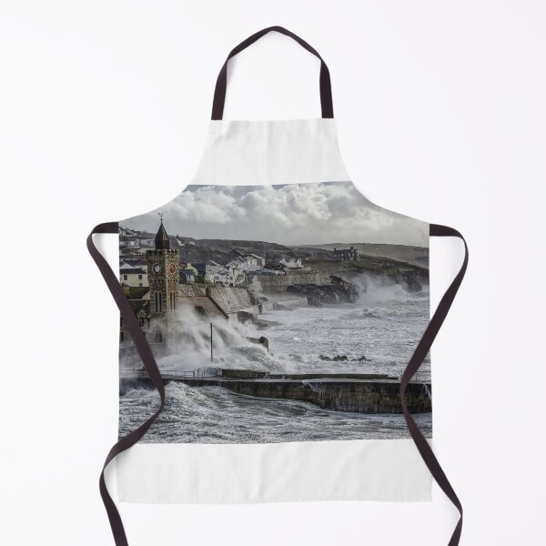 Item preview, Cornwall Harbour ,storm at Porthleven Cornwall designed and sold by kathleenjean.