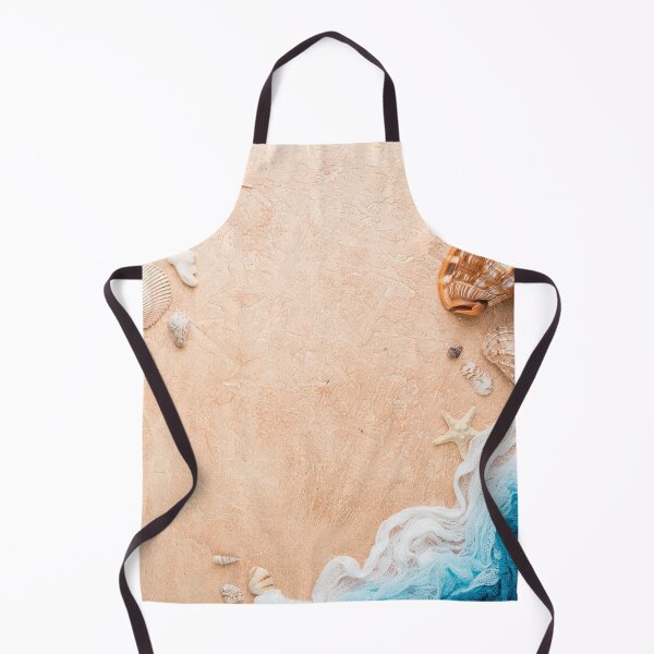 Item preview, Sea shells on sand background designed and sold by wisamart.