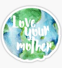 Pegatina Ama a tu madre tierra