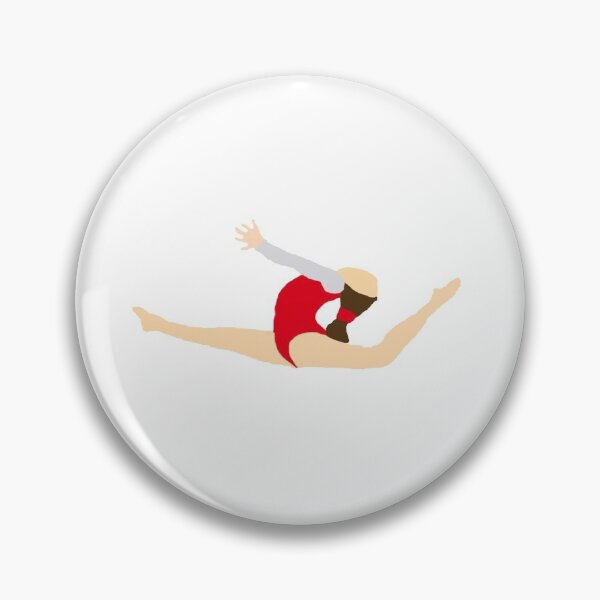 Item preview, Gymnast split leap design designed and sold by Lovethatsticks.