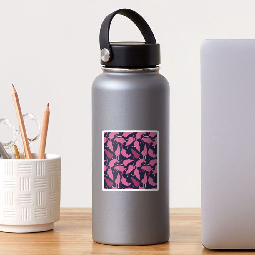 RATS PATTERN (Pomegranate) Sticker