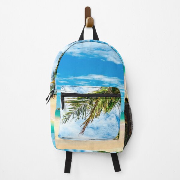 Item preview, Palm Trees On Tropical Beach Landscape designed and sold by JTS STORE.