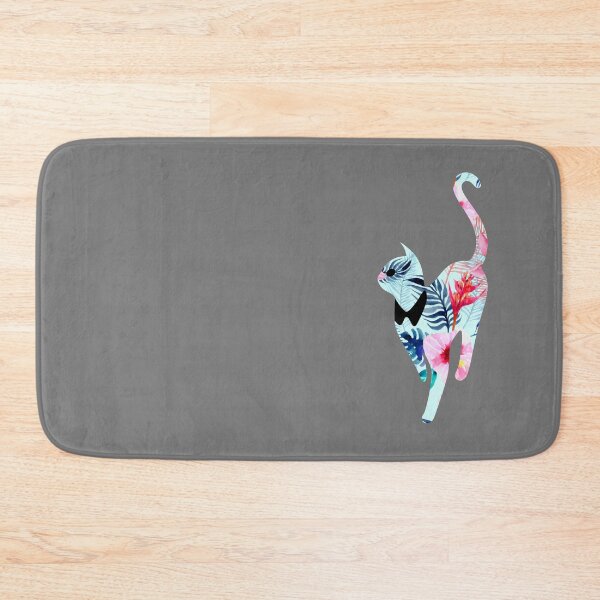 Item preview, Floral Cat in Flowers Popoki 601 designed and sold by VinBasis.