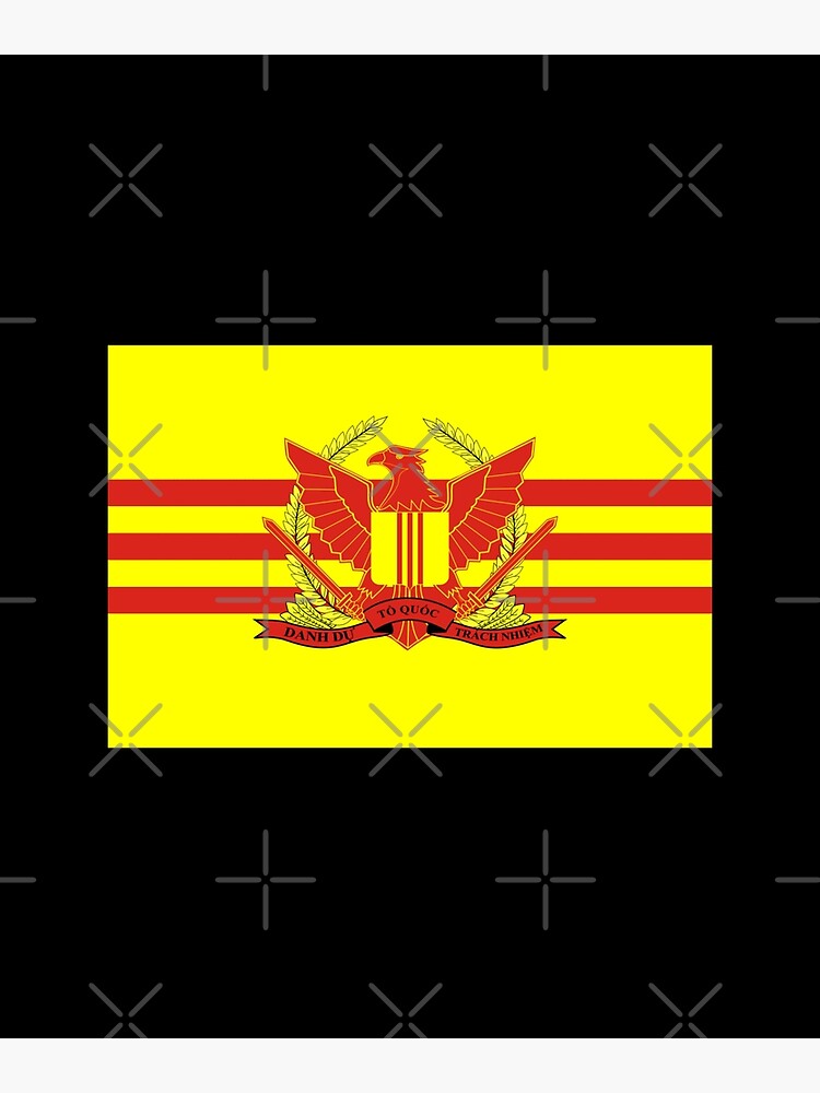 "South Vietnam republic coat of arms flag" Poster by Original1977