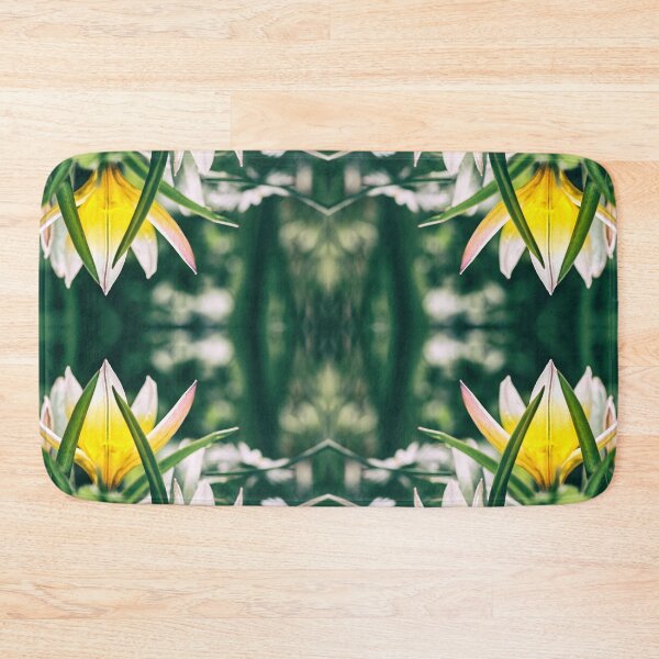 Item preview, Beautiful Tulipa Tarda flowers macro surreal shaped symmetrical kaleidoscope designed and sold by Grégory DUBUS.