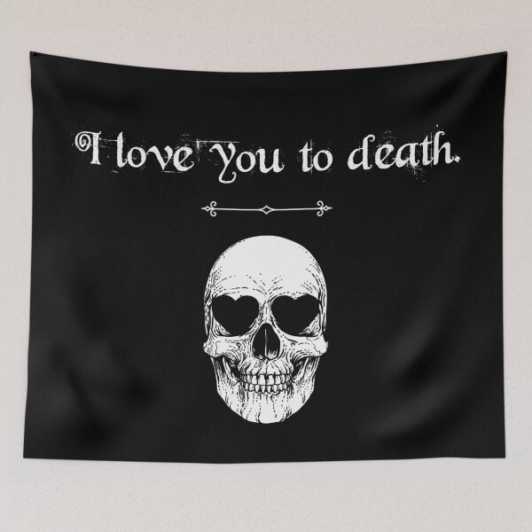 Item preview, I love you to death <3 designed and sold by NewMoonShop.