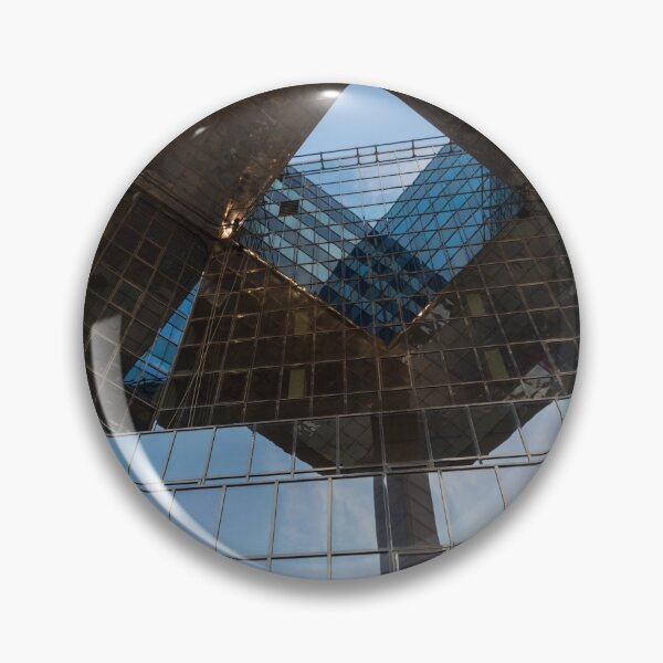 Item preview, Glass, Copper and Steel Geometry - Fabulous Modern Architecture in London, UK - Horizontal  designed and sold by Georgia Mizuleva.
