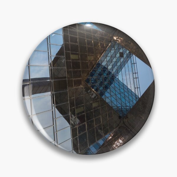 Item preview, Glass, Copper and Steel Geometry - Fabulous Modern Architecture in London, UK - Vertical designed and sold by Georgia Mizuleva.