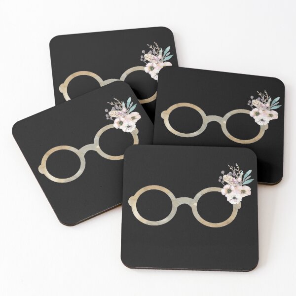 Item preview, Round Eyeglasses With Watercolor Floral Bouquet designed and sold by Primroaddesigns.
