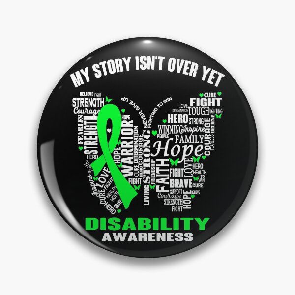 Item preview, My Story Isn't Over Yet Disability Awareness designed and sold by RidnerStore.
