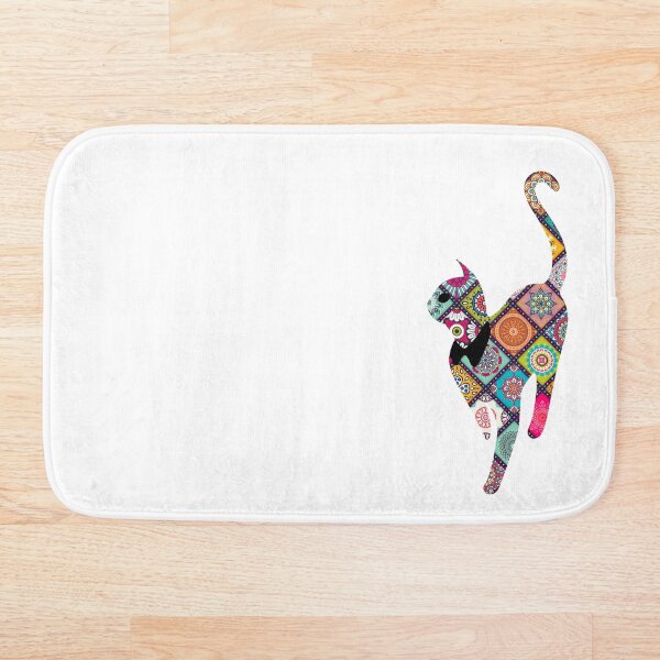 Item preview, Floral Cat in Flowers Popoki 602 designed and sold by VinBasis.