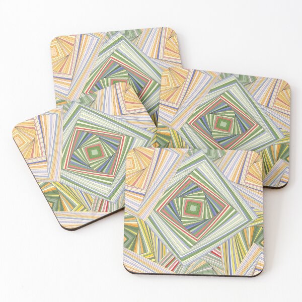 Item preview, Multi-colored abstract striped ornament. designed and sold by IrinaGuArt.