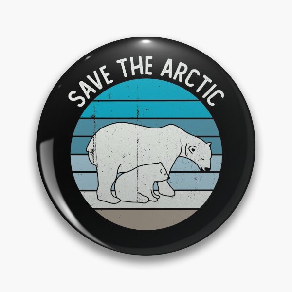 Item preview, Save The Arctic with Polar Bears Vintage Gift designed and sold by JokeGysen.