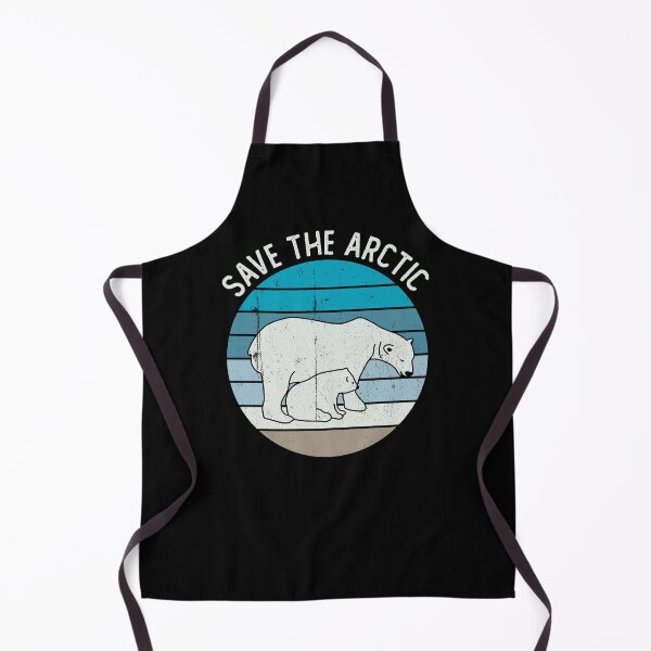 Item preview, Save The Arctic with Polar Bears Vintage Gift designed and sold by JokeGysen.