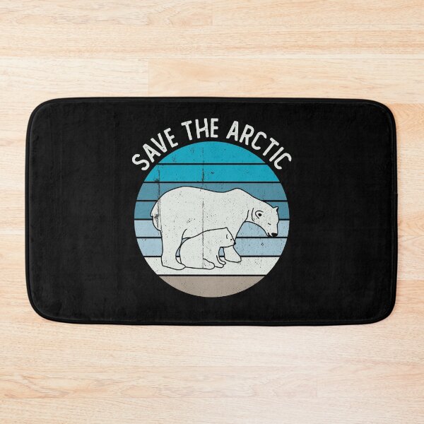 Item preview, Save The Arctic with Polar Bears Vintage Gift designed and sold by JokeGysen.