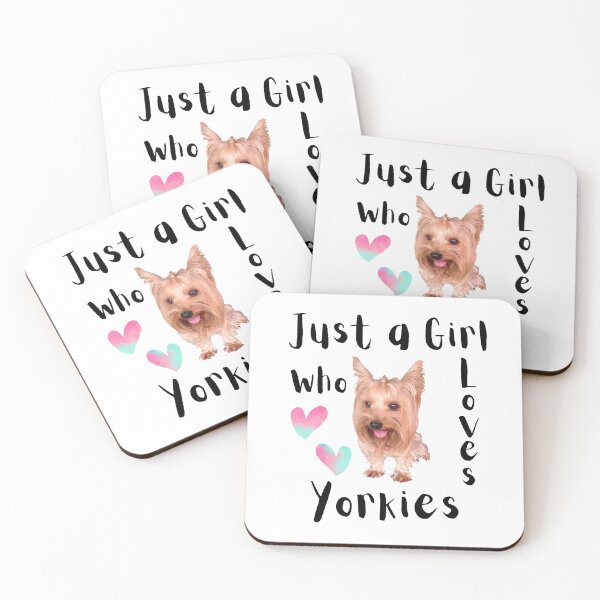 Item preview, Just a Girl Who Loves Yorkies designed and sold by dalypdesign.