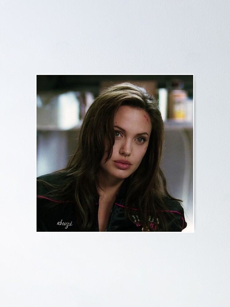 Angelina Jolie Poster For Sale By Jl Alone Redbubble