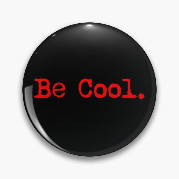 Item preview, Be cool. Typewriter simple text red designed and sold by AmongOtherThngs.