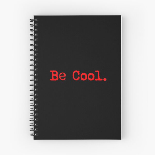 Item preview, Be cool. Typewriter simple text red designed and sold by AmongOtherThngs.