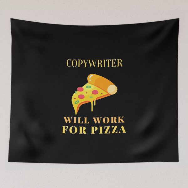 Item preview, Pizza copywriter designed and sold by SnowballStep.