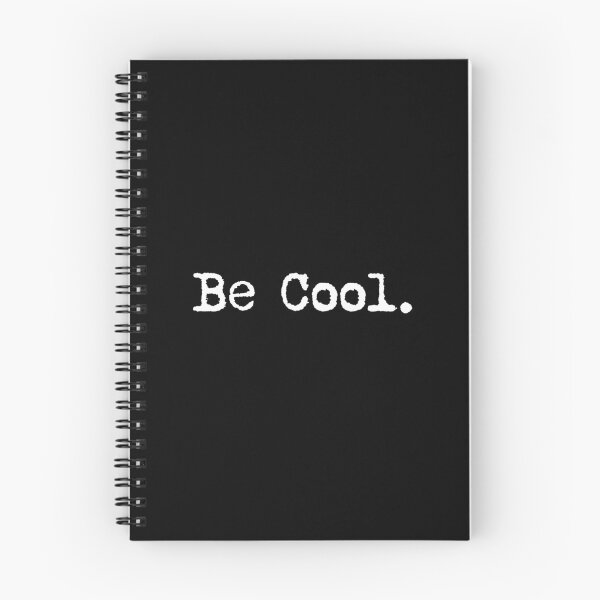 Item preview, Be cool. Typewriter simple text white designed and sold by AmongOtherThngs.