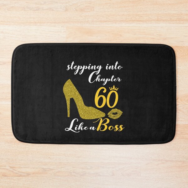 Item preview, Womens Stepping into my 60th Birthday Like A Boss Golden Crown Shoe designed and sold by estherbex2c.
