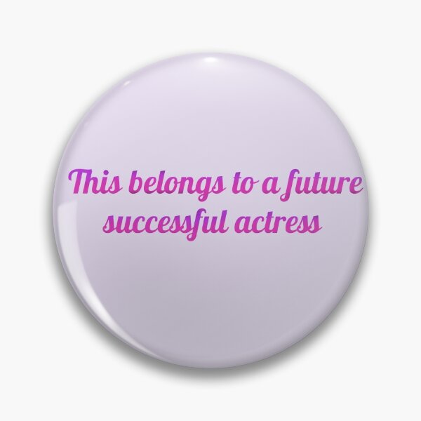 Item preview, This belongs to  future successful actress sticker designed and sold by theamalia.