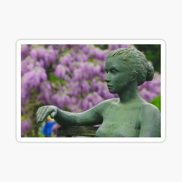 Lady in the Park Sticker