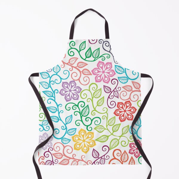 Item preview, Fun Hip Purple Pink Turquoise Blue Green Flowers designed and sold by LC Graphic Design Studio.