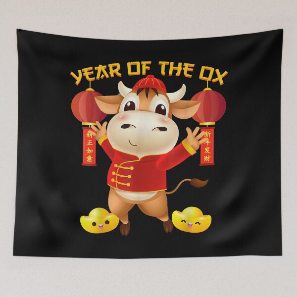 Item preview, Year of the OX 2021 Funny Happy Chinese New Year 2021 Gift 6 designed and sold by Alexanderhishop.