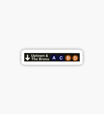Uptown & The Bronx Sticker