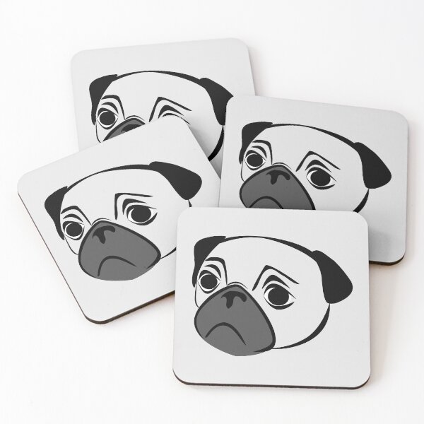 Item preview, Pug Face designed and sold by WoldsLincs.