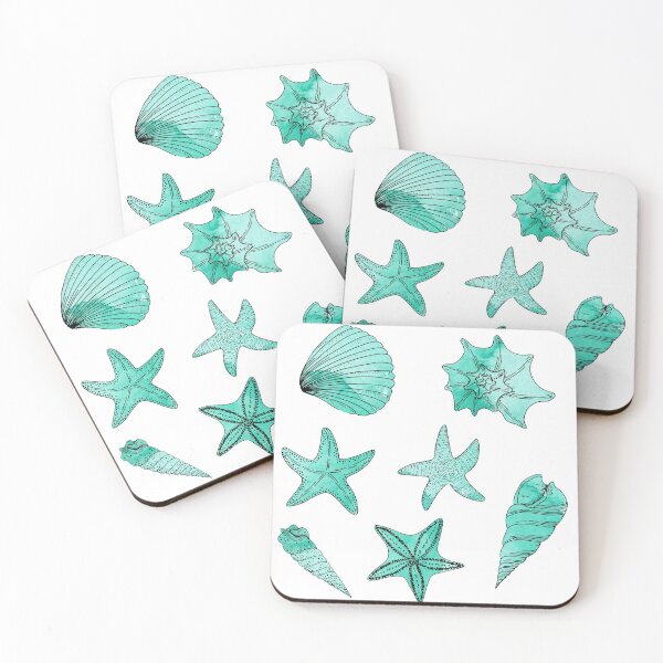 Item preview, watercolor sea shells  designed and sold by venus-ian.