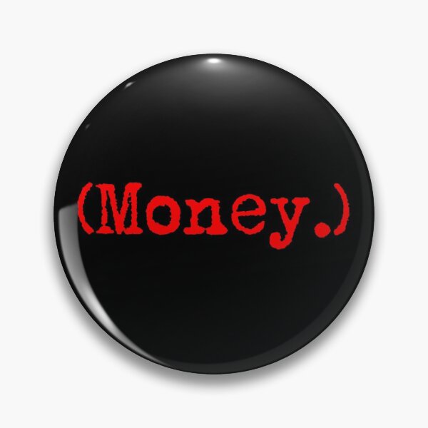 Item preview, Money. Typewriter simple text red designed and sold by AmongOtherThngs.
