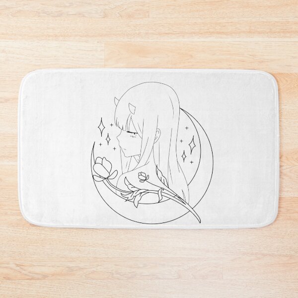 Item preview, ZeroTwo Darling in the FranXX B&W designed and sold by Kura97.