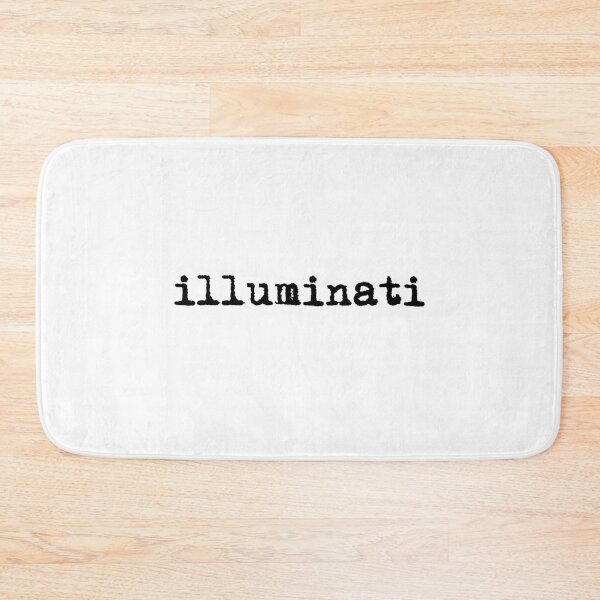 Item preview, Illuminati. Typewriter simple text black designed and sold by AmongOtherThngs.