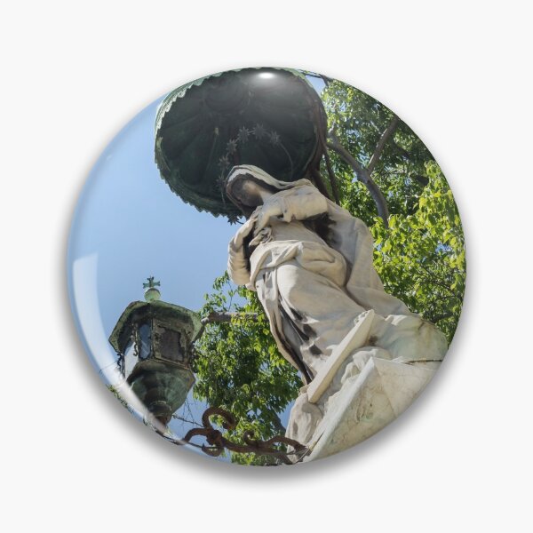 Item preview, Watching Over You - A Holy Woman Statue Overhead designed and sold by Georgia Mizuleva.