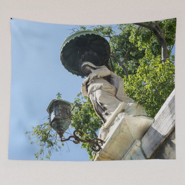 Item preview, Watching Over You - A Holy Woman Statue Overhead designed and sold by Georgia Mizuleva.