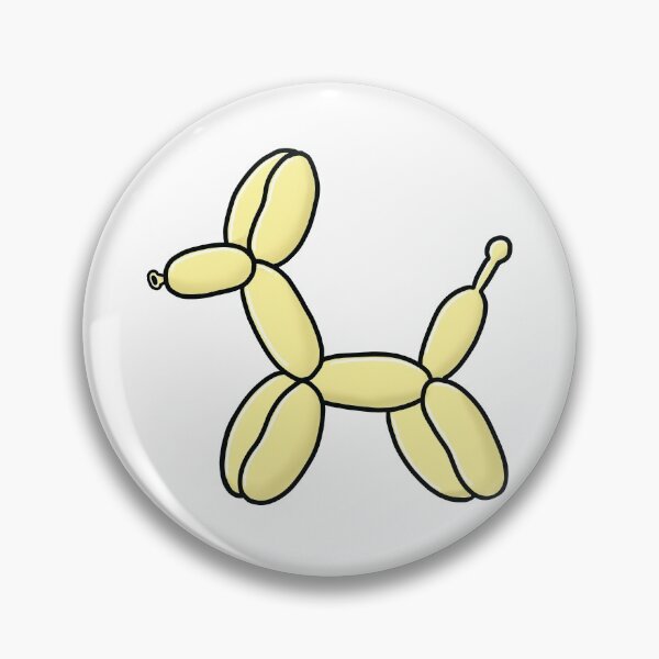 Item preview, Balloon dog yellow designed and sold by Soyscrafts.