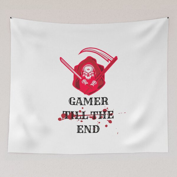 Item preview, Gamer Till The End designed and sold by NoPurrsGiven.