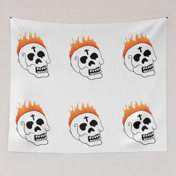 Item preview, Traditional Skull  designed and sold by Inkiieyes.