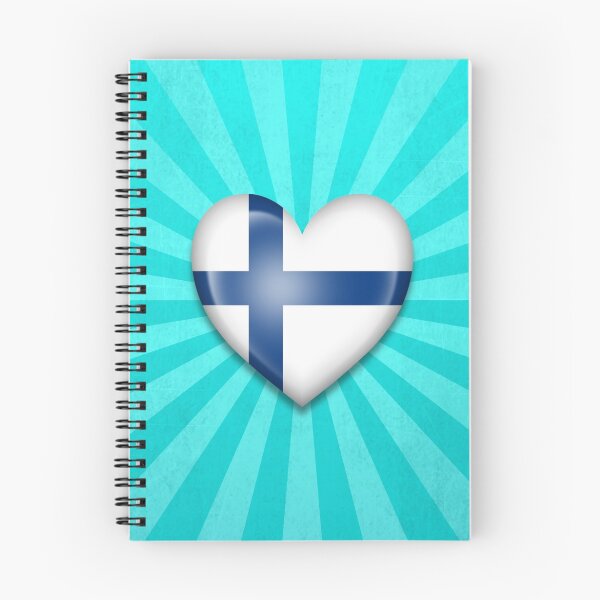 Item preview, Finnish Heart Flag designed and sold by JeffBartels.