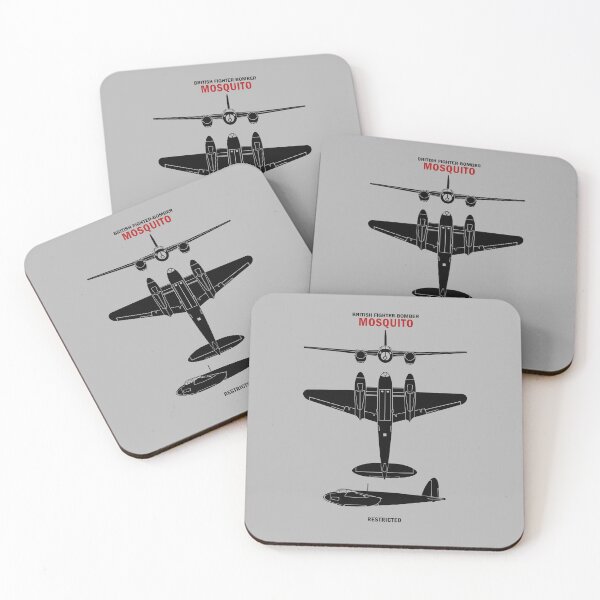 Item preview, WW2 Mosquito Identification Chart designed and sold by rogue-design.