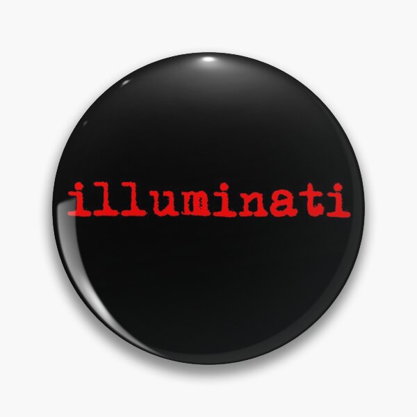Item preview, Illuminati. Typewriter simple text red designed and sold by AmongOtherThngs.