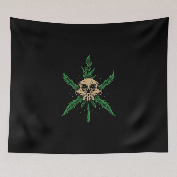 Item preview, Weed Skull 307 designed and sold by Dimensiluar.
