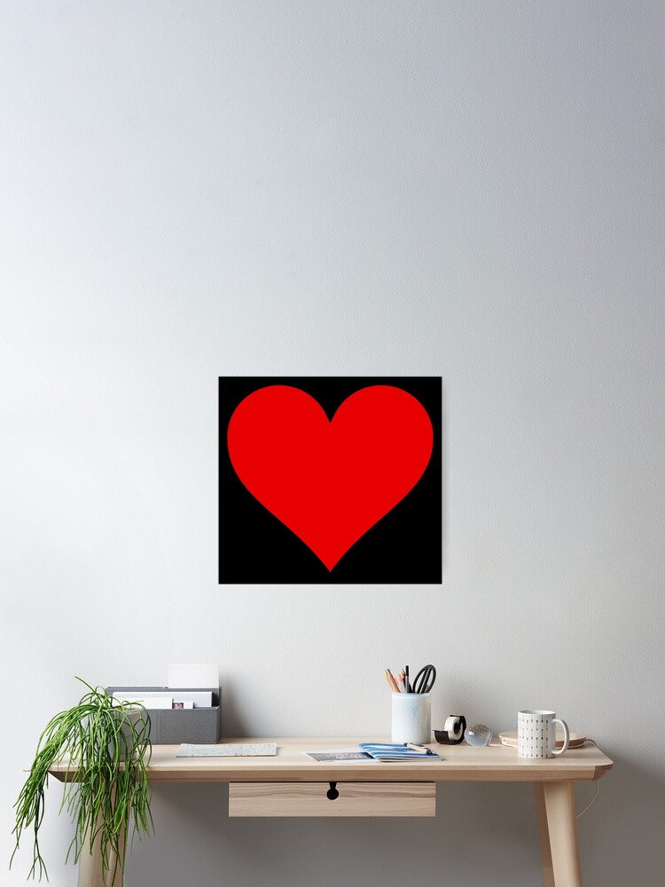 Thumbnail 2 of 3, Poster, Heart designed and sold by overstyle.